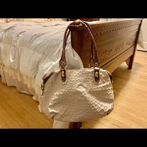 White leather purse - shoulder bag Marino Orlandi